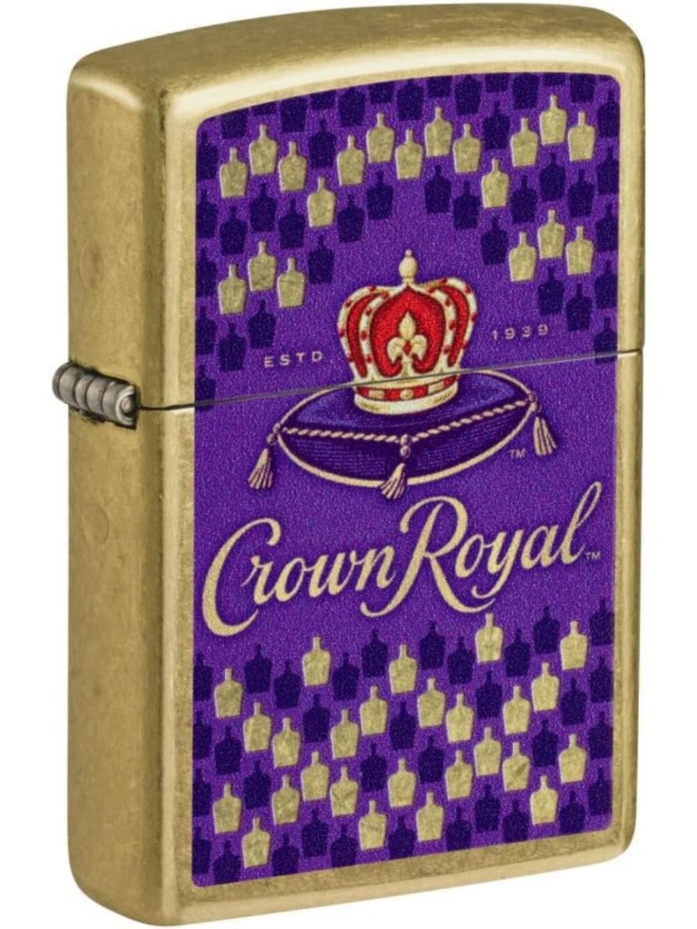 Vintage Crown Royal Zippo Lighter - Unique Collectible, Perfect Gift for Him